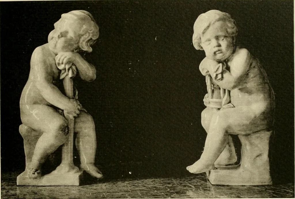 An illustration from Les anciennes faiences de Bruxelles : histoire, fabrication, produits, 1922, leaf 360