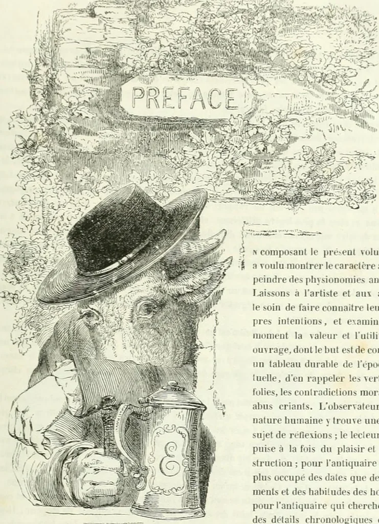 An illustration from Les anglais peints par eux-mêmes : par les sommités littéraires de l'Angleterre, 1840, leaf 12