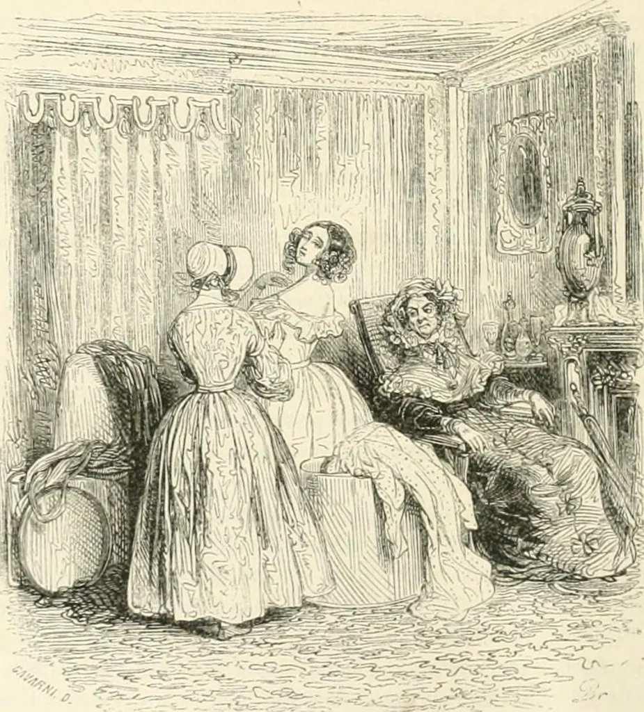 An illustration from Les anglais peints par eux-mêmes : par les sommités littéraires de l'Angleterre, 1840, leaf 57