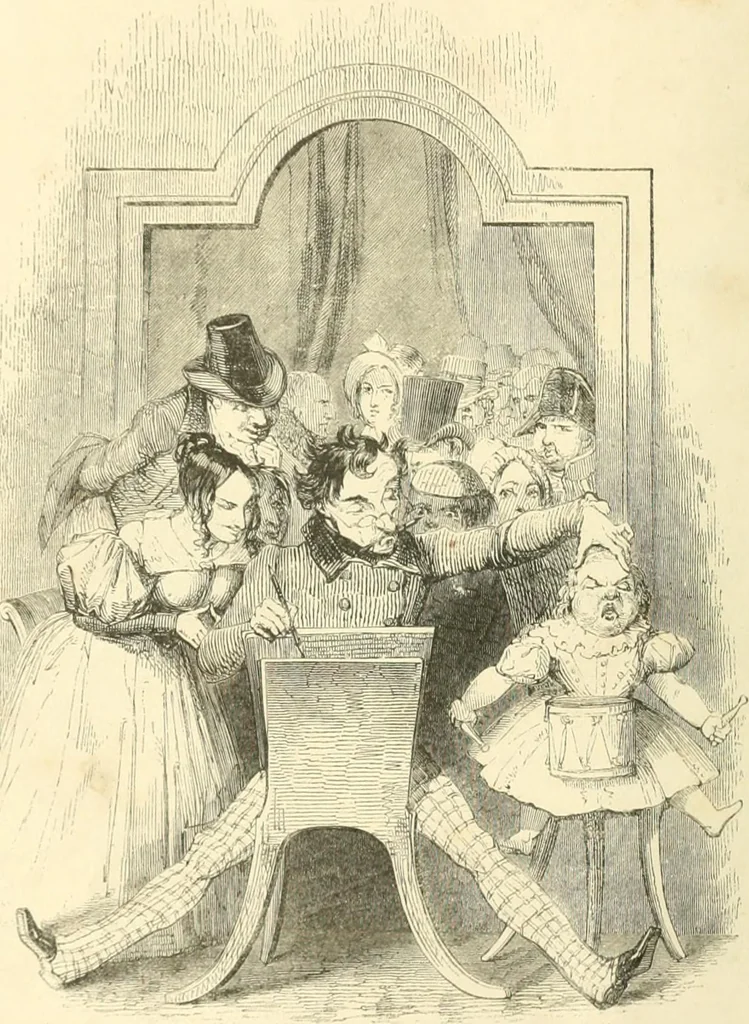 An illustration from Les anglais peints par eux-mêmes : par les sommités littéraires de l'Angleterre, 1840, leaf 7