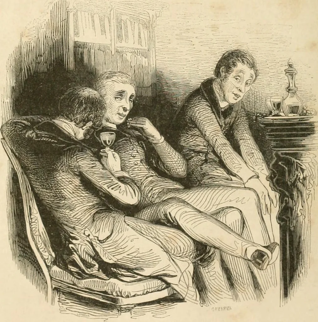An illustration from Les anglais peints par eux-mêmes : par les sommités littéraires de l'Angleterre, 1840, leaf 77
