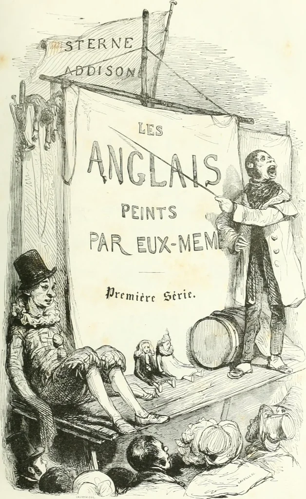 An illustration from Les anglais peints par eux-mêmes : par les sommités littéraires de l'Angleterre, 1840, leaf 8