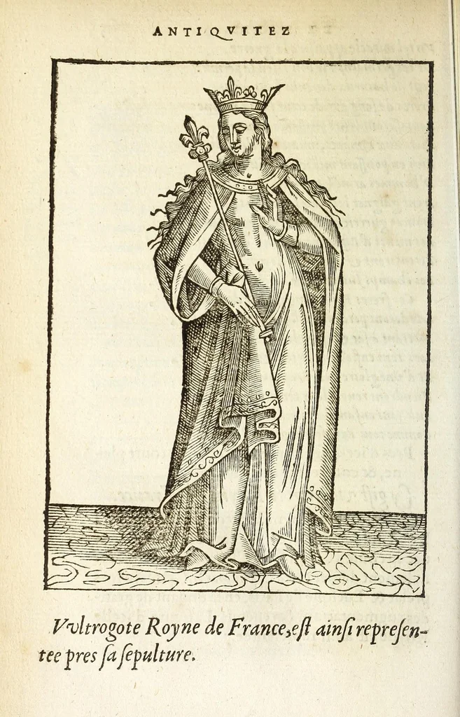 An illustration from Les antiqvitez croniqves et singvlaritez de Paris, ville capitalle du royaume de France : auec les fondations & bastiments des lieux, les sepulchres & epitaphes des princes, princesses, & autres personnes illustres, 1586, leaf 496