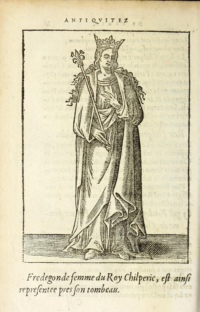 An illustration from Les antiqvitez croniqves et singvlaritez de Paris, ville capitalle du royaume de France : auec les fondations & bastiments des lieux, les sepulchres & epitaphes des princes, princesses, & autres personnes illustres, 1586, leaf 502