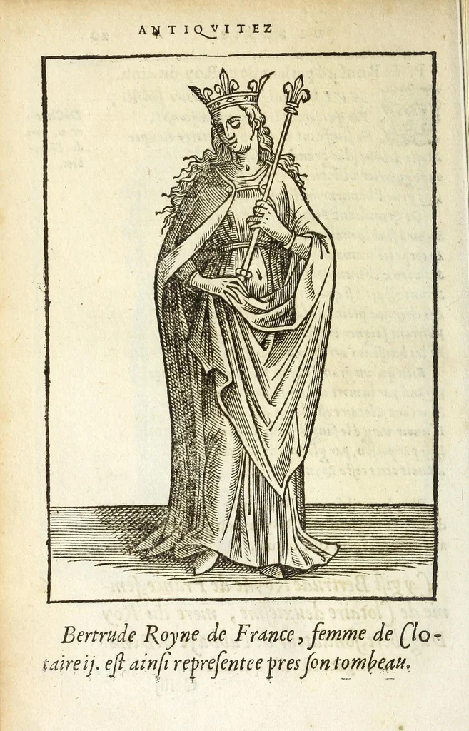 An illustration from Les antiqvitez croniqves et singvlaritez de Paris, ville capitalle du royaume de France : auec les fondations & bastiments des lieux, les sepulchres & epitaphes des princes, princesses, & autres personnes illustres, 1586, leaf 506