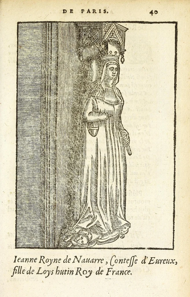 An illustration from Les antiqvitez croniqves et singvlaritez de Paris, ville capitalle du royaume de France : auec les fondations & bastiments des lieux, les sepulchres & epitaphes des princes, princesses, & autres personnes illustres, 1586, leaf 545