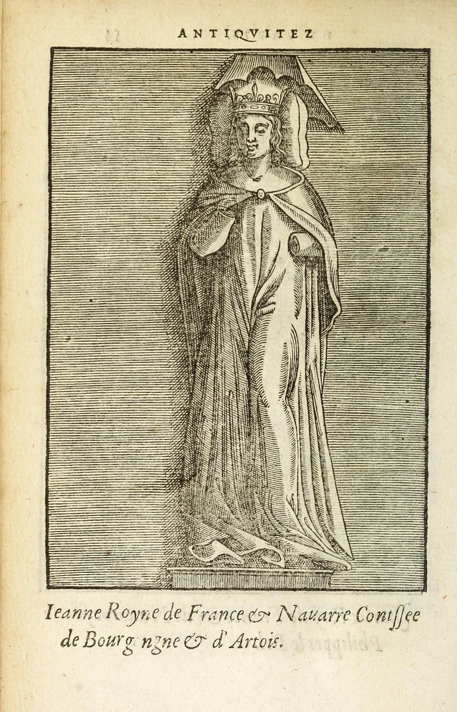 An illustration from Les antiqvitez croniqves et singvlaritez de Paris, ville capitalle du royaume de France : auec les fondations & bastiments des lieux, les sepulchres & epitaphes des princes, princesses, & autres personnes illustres, 1586, leaf 574
