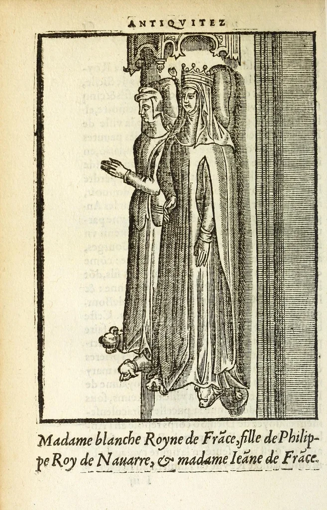 An illustration from Les antiqvitez croniqves et singvlaritez de Paris, ville capitalle du royaume de France : auec les fondations & bastiments des lieux, les sepulchres & epitaphes des princes, princesses, & autres personnes illustres, 1586, leaf 600