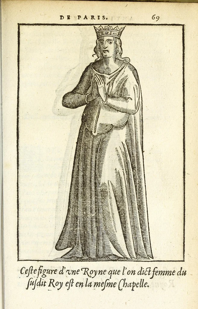 An illustration from Les antiqvitez croniqves et singvlaritez de Paris, ville capitalle du royaume de France : auec les fondations & bastiments des lieux, les sepulchres & epitaphes des princes, princesses, & autres personnes illustres, 1586, leaf 603