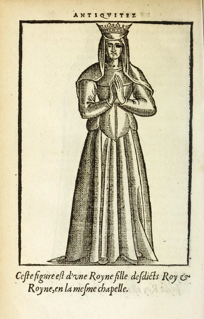 An illustration from Les antiqvitez croniqves et singvlaritez de Paris, ville capitalle du royaume de France : auec les fondations & bastiments des lieux, les sepulchres & epitaphes des princes, princesses, & autres personnes illustres, 1586, leaf 604