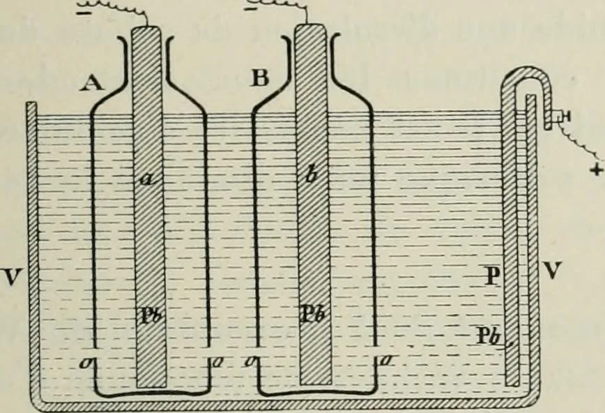 An illustration from Les applications pratiques des ondes électriques: télégraphie sans fil, télégraphie avec conducteur, éclairage, commande à distance, 1902, leaf 102