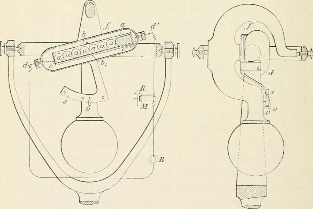 An illustration from Les applications pratiques des ondes électriques: télégraphie sans fil, télégraphie avec conducteur, éclairage, commande à distance, 1902, leaf 263