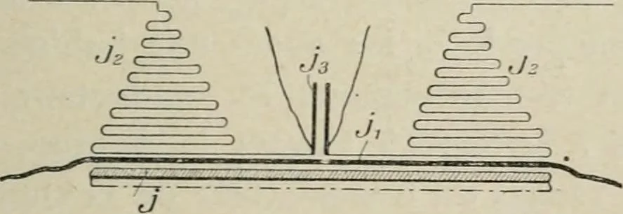 An illustration from Les applications pratiques des ondes électriques: télégraphie sans fil, télégraphie avec conducteur, éclairage, commande à distance, 1902, leaf 344