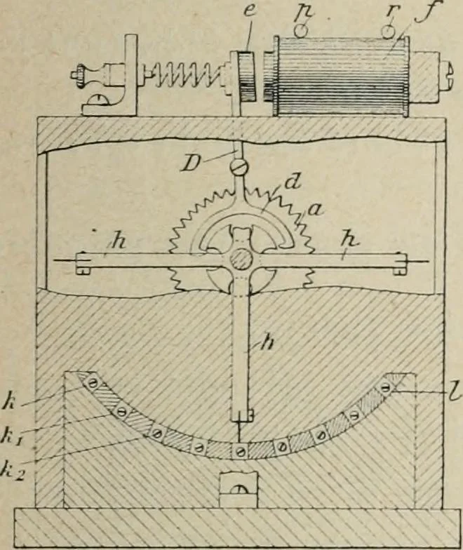 An illustration from Les applications pratiques des ondes électriques: télégraphie sans fil, télégraphie avec conducteur, éclairage, commande à distance, 1902, leaf 364
