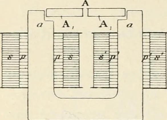 An illustration from Les applications pratiques des ondes électriques: télégraphie sans fil, télégraphie avec conducteur, éclairage, commande à distance, 1902, leaf 63