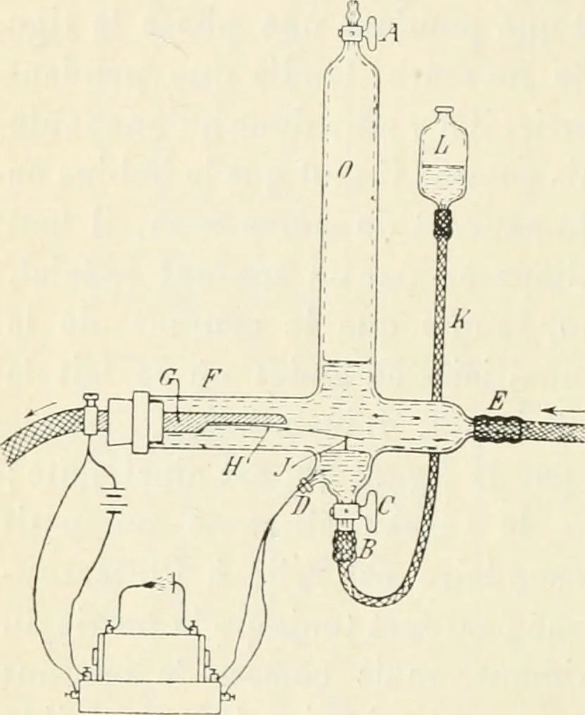 An illustration from Les applications pratiques des ondes électriques: télégraphie sans fil, télégraphie avec conducteur, éclairage, commande à distance, 1902, leaf 75