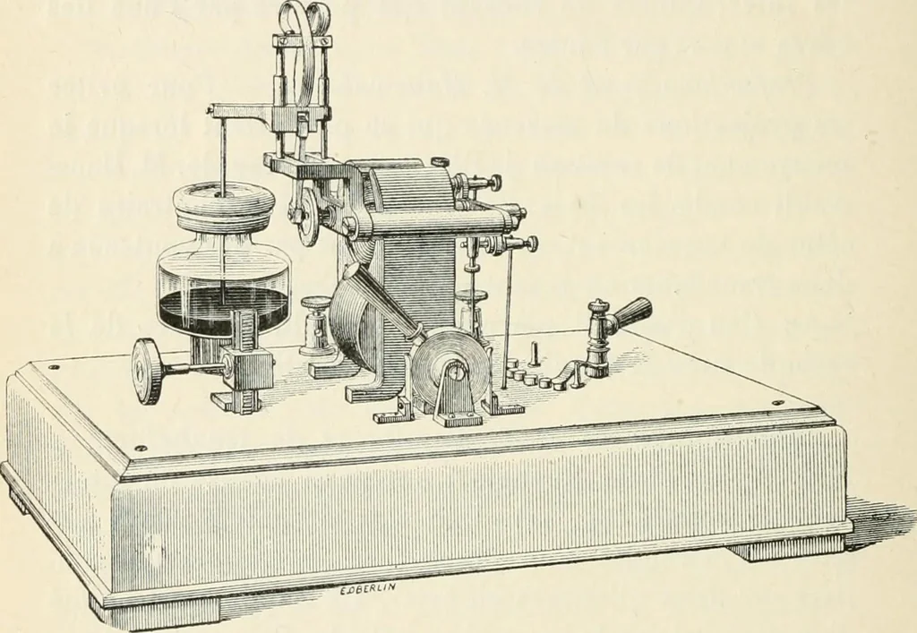 An illustration from Les applications pratiques des ondes électriques: télégraphie sans fil, télégraphie avec conducteur, éclairage, commande à distance, 1902, leaf 79