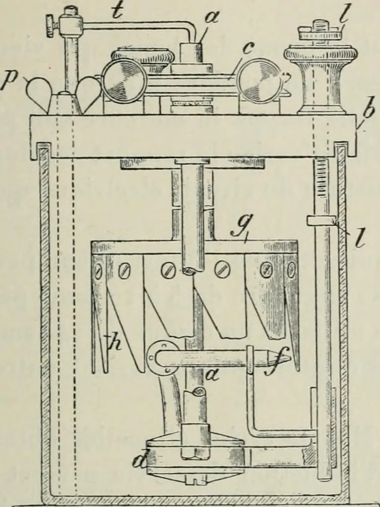 An illustration from Les applications pratiques des ondes électriques: télégraphie sans fil, télégraphie avec conducteur, éclairage, commande à distance, 1902, leaf 84