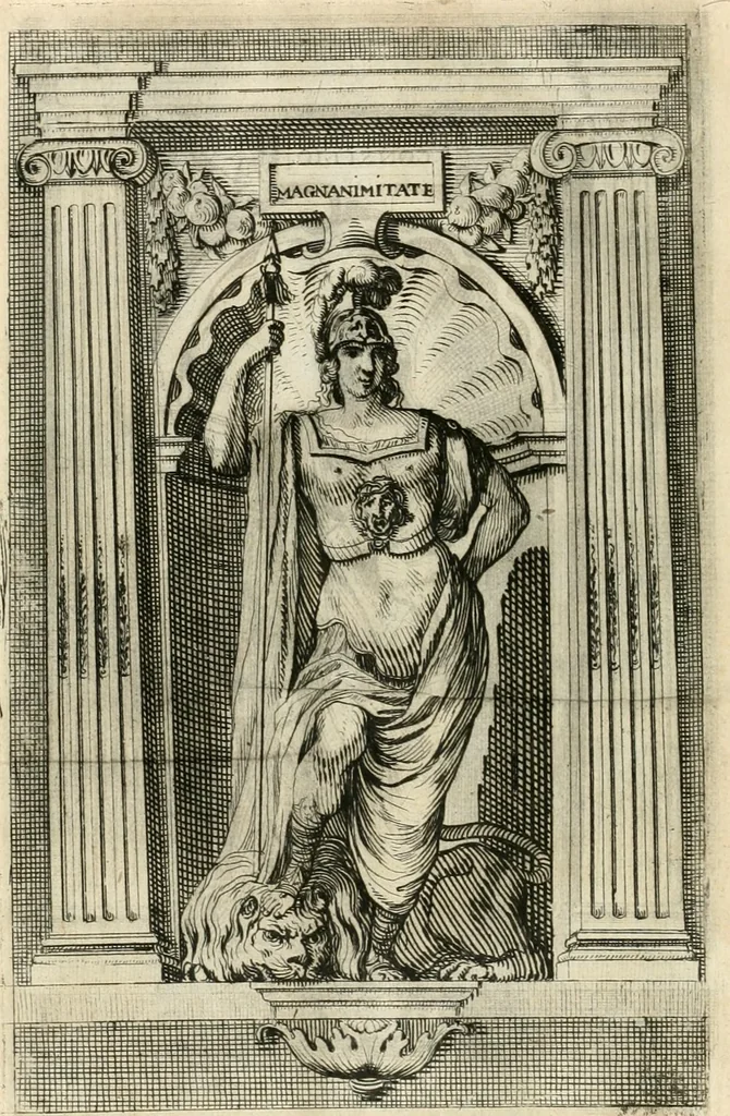 An illustration from Les armes triomphantes de Son Altesse, monseigneur, le duc d'Espernon : pour le suiet de son heureuse entrée faite dans la ville de Dijon, le huictième iour du mois de may, mil six cens cinquante six, 1656, leaf 129