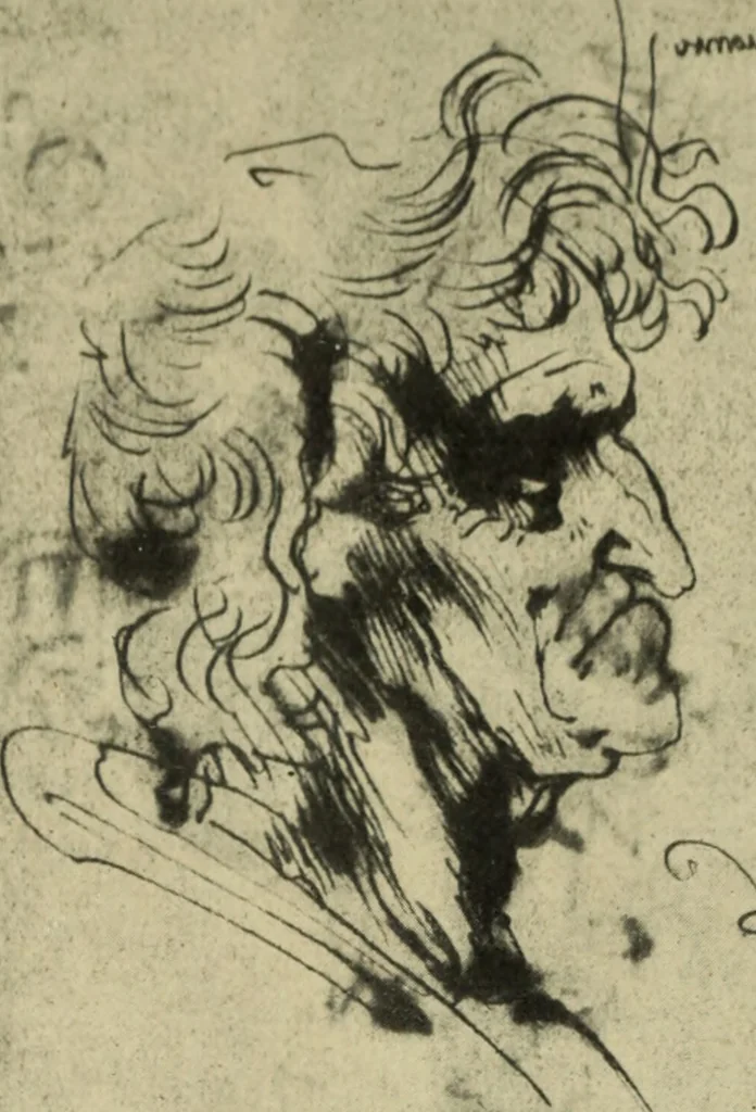 An illustration from Les artistes écrivains : avec 16 planches hors texte, 1921, leaf 13