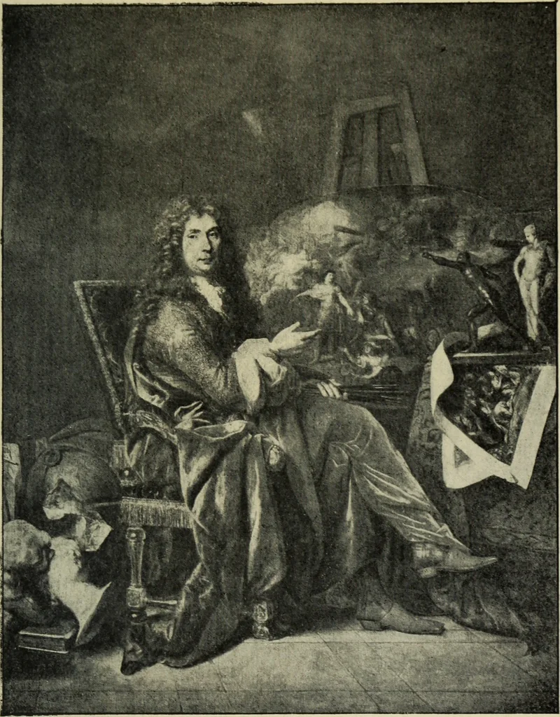 An illustration from Les artistes écrivains : avec 16 planches hors texte, 1921, leaf 56