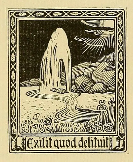 An illustration from Les artistes décorateurs du bois; répertoire alphabétique des ébénistes, menuisiers sculpteurs, doreurs sur bois, etc., ayant travaillé en France aux XVIIe et XVIIIe siècles, 1912, leaf 11