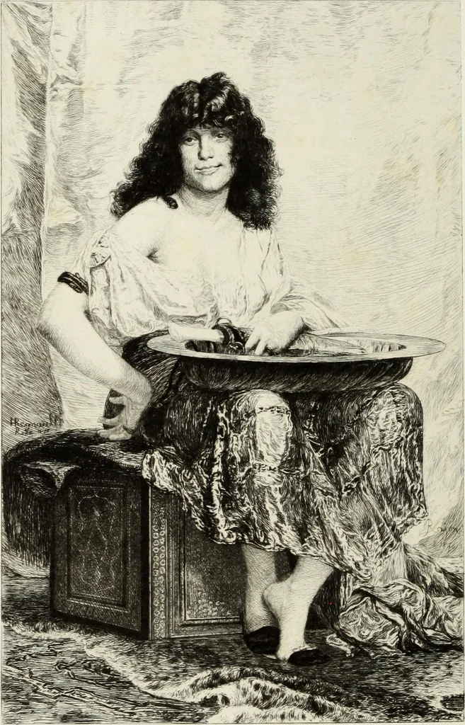 An illustration from Les Artistes français contemporains : peintres, sculpteurs, 1885, leaf 509