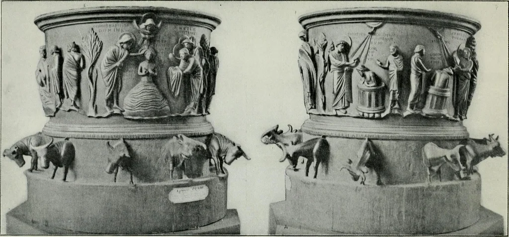 An illustration from Les artistes wallons, 1913, leaf 104