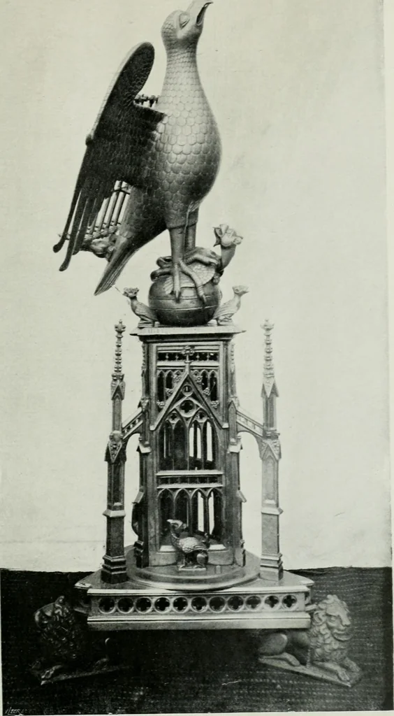 An illustration from Les artistes wallons, 1913, leaf 132