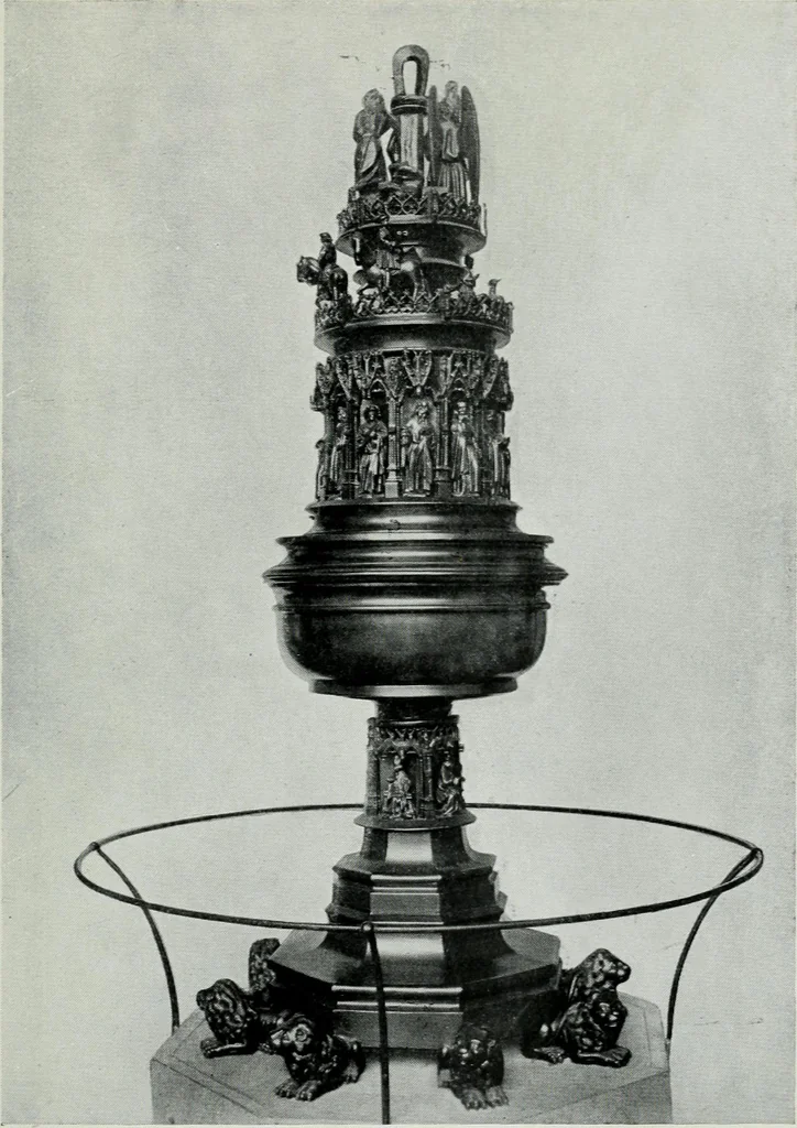 An illustration from Les artistes wallons, 1913, leaf 138