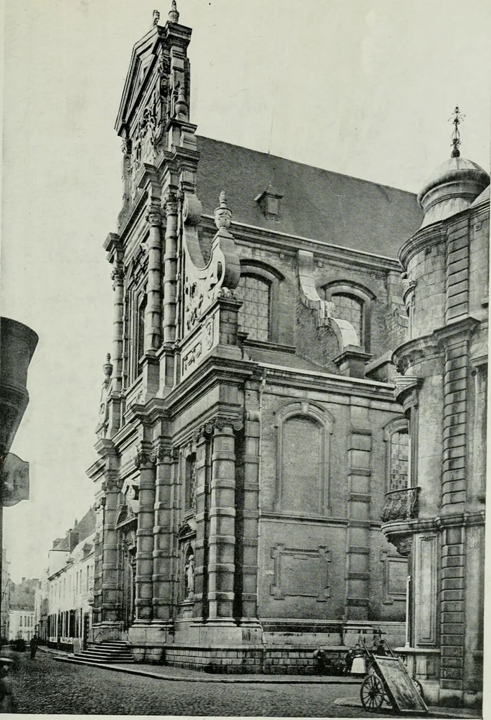 An illustration from Les artistes wallons, 1913, leaf 52