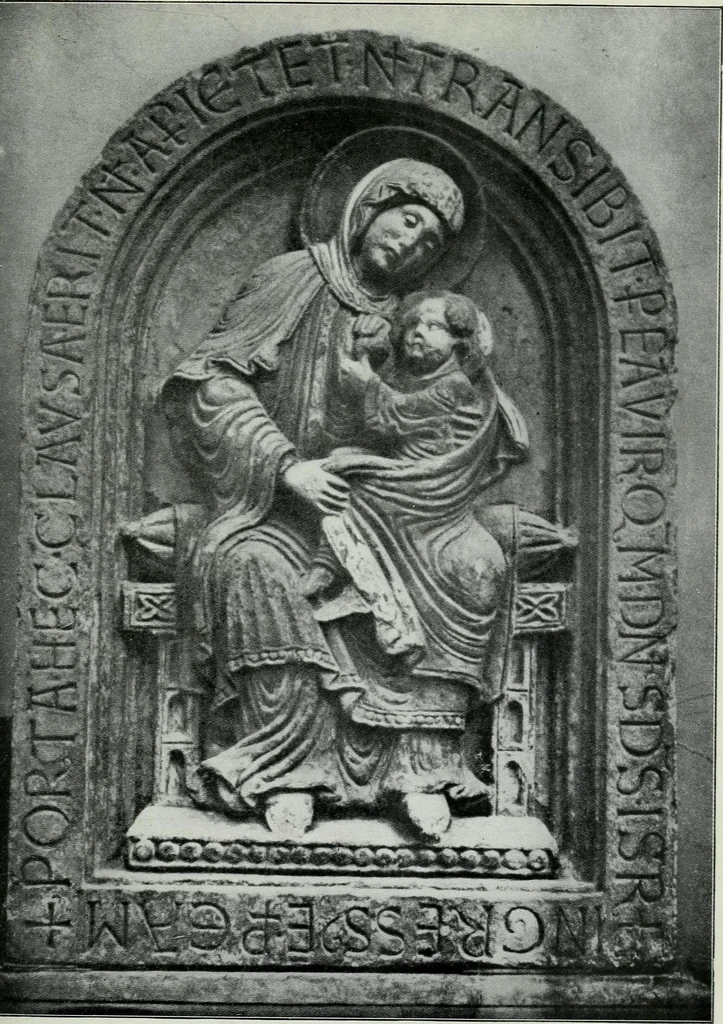 An illustration from Les artistes wallons, 1913, leaf 76