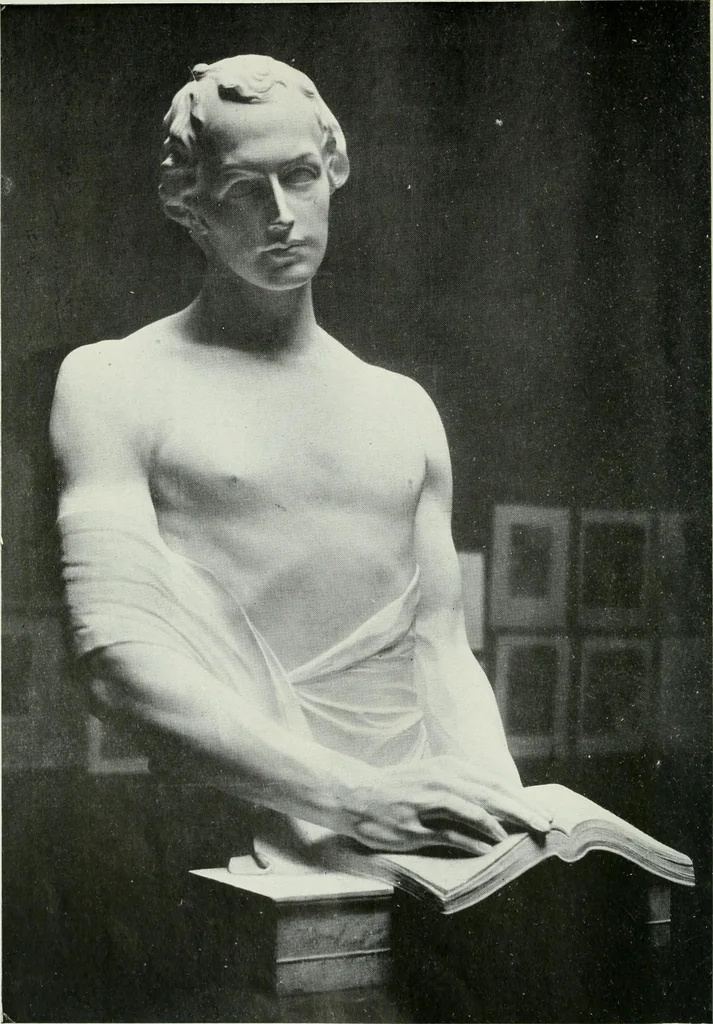 An illustration from Les artistes wallons, 1913, leaf 9
