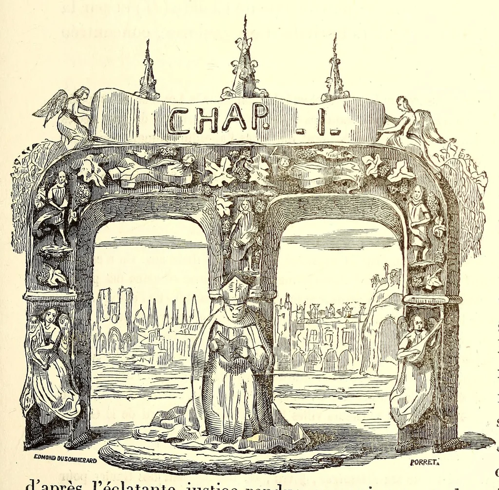 An illustration from Les arts au moyen àge, en ce qui concerne principalement le Palais romain de Paris, l'Hòtel de Cluny, issu de ses ruines, et les objets d'art de la collection classée dans cet hòtel, 1838, leaf 27