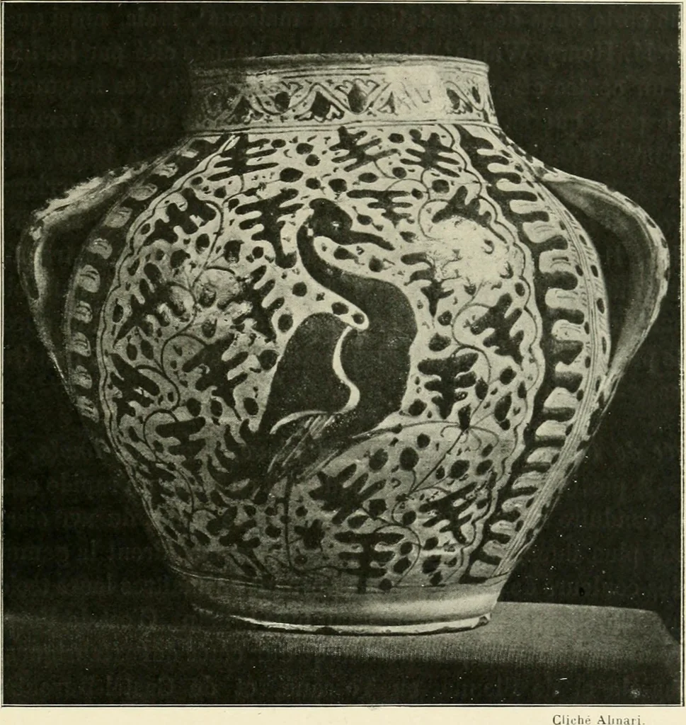 An illustration from Les arts de la terre--céramique--verrerie--émaillerie--mosaïque--vitrail, 1911, leaf 100