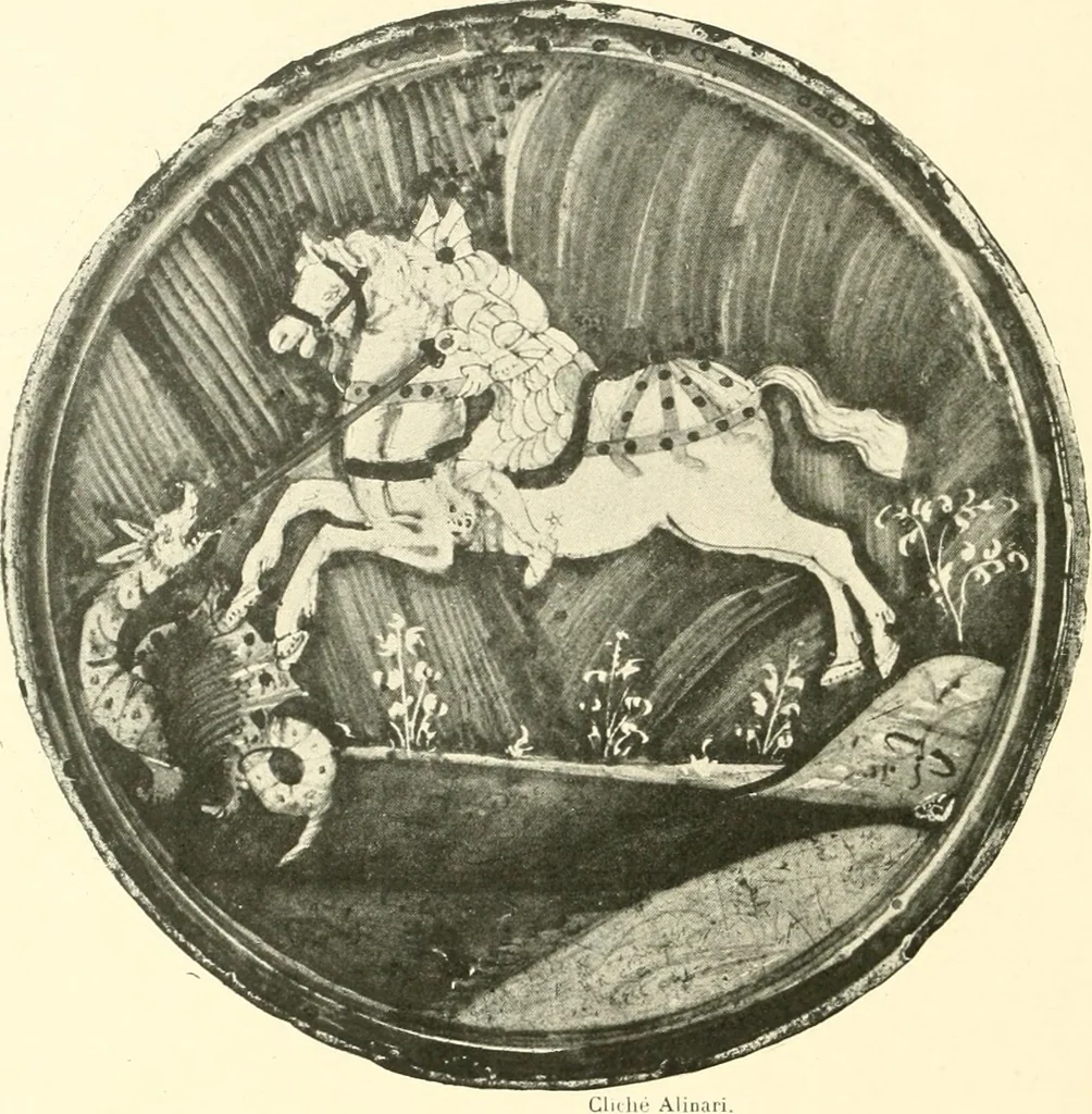 An illustration from Les arts de la terre--céramique--verrerie--émaillerie--mosaïque--vitrail, 1911, leaf 107