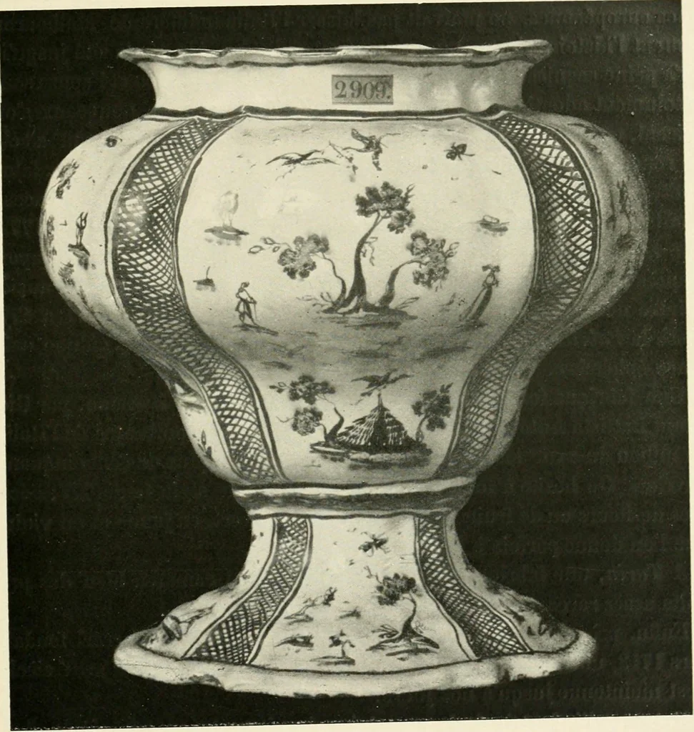 An illustration from Les arts de la terre--céramique--verrerie--émaillerie--mosaïque--vitrail, 1911, leaf 128