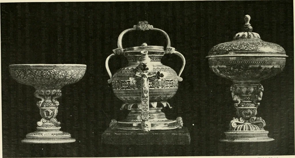 An illustration from Les arts de la terre--céramique--verrerie--émaillerie--mosaïque--vitrail, 1911, leaf 132