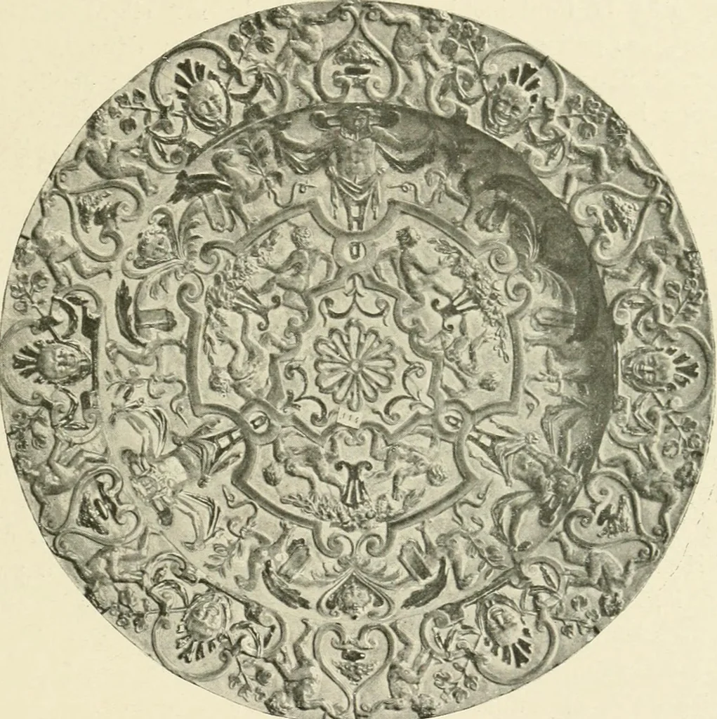 An illustration from Les arts de la terre--céramique--verrerie--émaillerie--mosaïque--vitrail, 1911, leaf 138