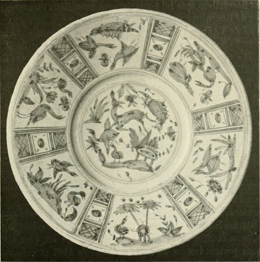 An illustration from Les arts de la terre--céramique--verrerie--émaillerie--mosaïque--vitrail, 1911, leaf 146