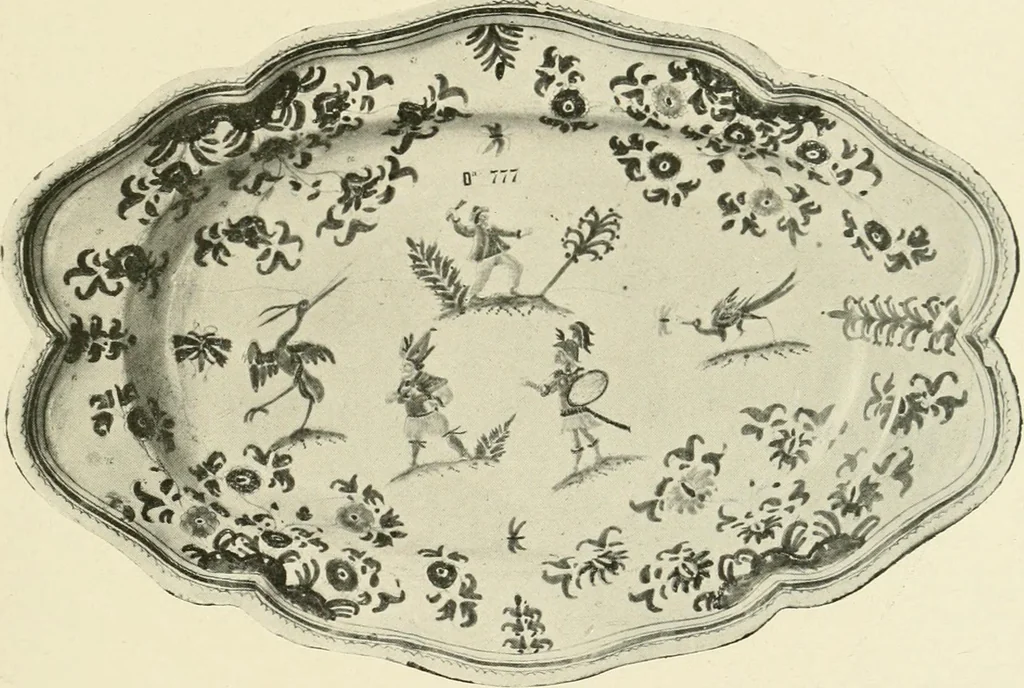 An illustration from Les arts de la terre--céramique--verrerie--émaillerie--mosaïque--vitrail, 1911, leaf 156