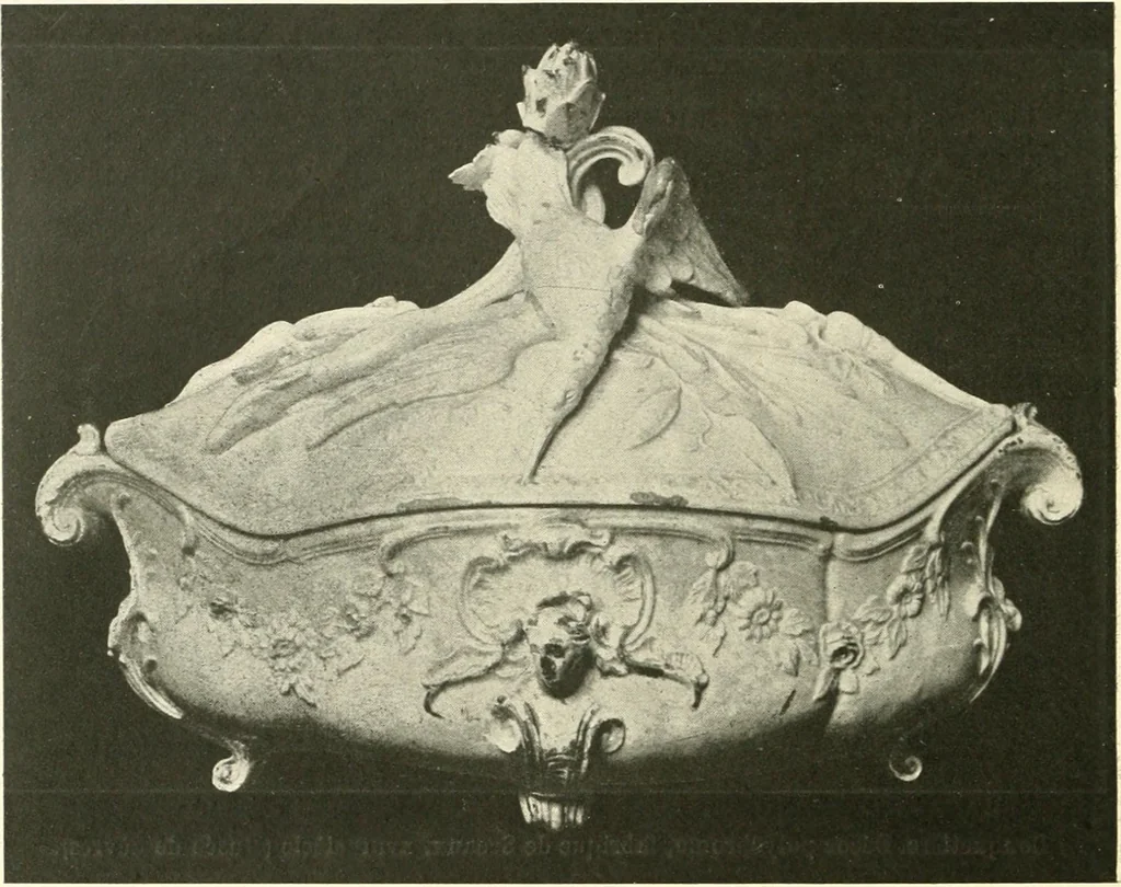 An illustration from Les arts de la terre--céramique--verrerie--émaillerie--mosaïque--vitrail, 1911, leaf 171