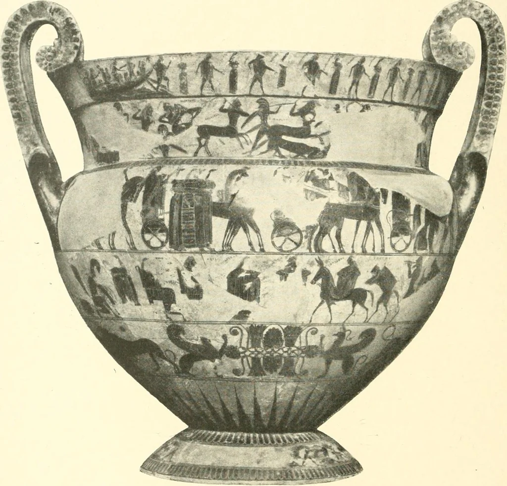 An illustration from Les arts de la terre--céramique--verrerie--émaillerie--mosaïque--vitrail, 1911, leaf 21