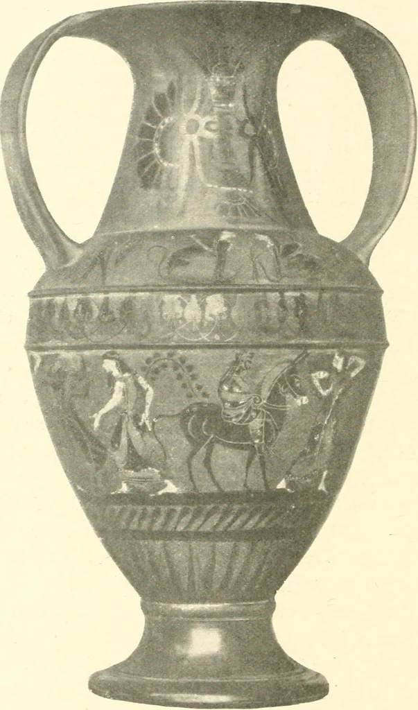 An illustration from Les arts de la terre--céramique--verrerie--émaillerie--mosaïque--vitrail, 1911, leaf 23