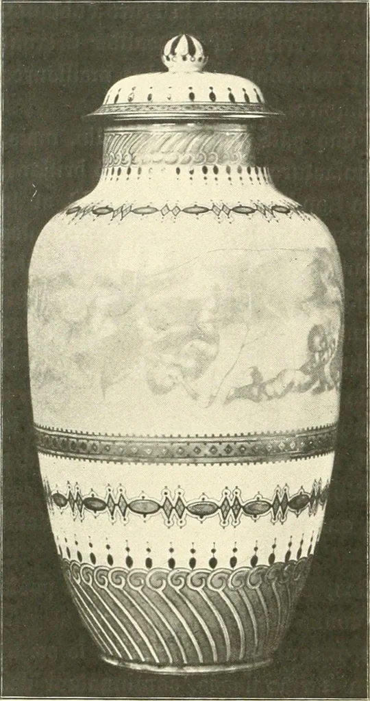 An illustration from Les arts de la terre--céramique--verrerie--émaillerie--mosaïque--vitrail, 1911, leaf 235