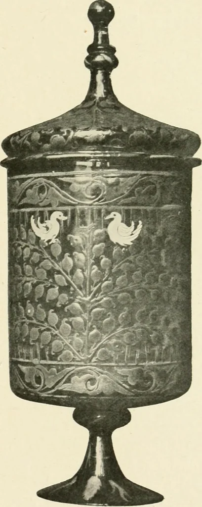 An illustration from Les arts de la terre--céramique--verrerie--émaillerie--mosaïque--vitrail, 1911, leaf 294