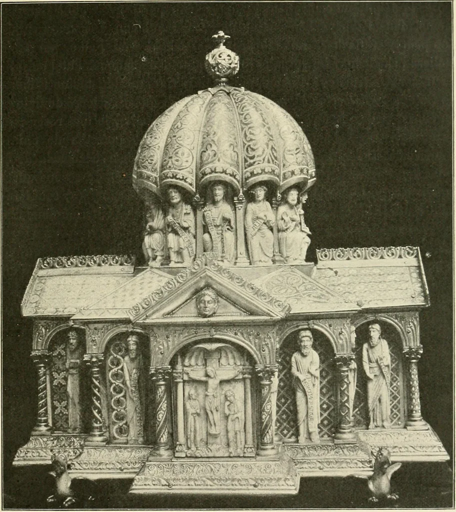 An illustration from Les arts de la terre--céramique--verrerie--émaillerie--mosaïque--vitrail, 1911, leaf 322