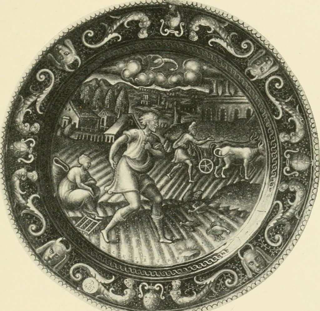 An illustration from Les arts de la terre--céramique--verrerie--émaillerie--mosaïque--vitrail, 1911, leaf 358