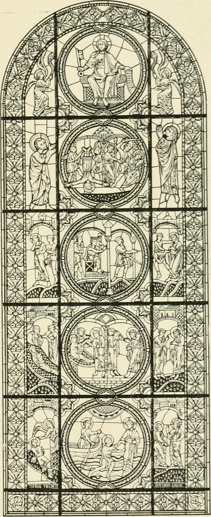 An illustration from Les arts de la terre--céramique--verrerie--émaillerie--mosaïque--vitrail, 1911, leaf 422