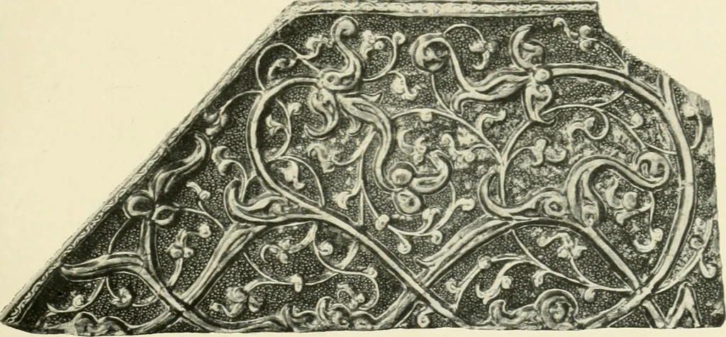 An illustration from Les arts de la terre--céramique--verrerie--émaillerie--mosaïque--vitrail, 1911, leaf 62